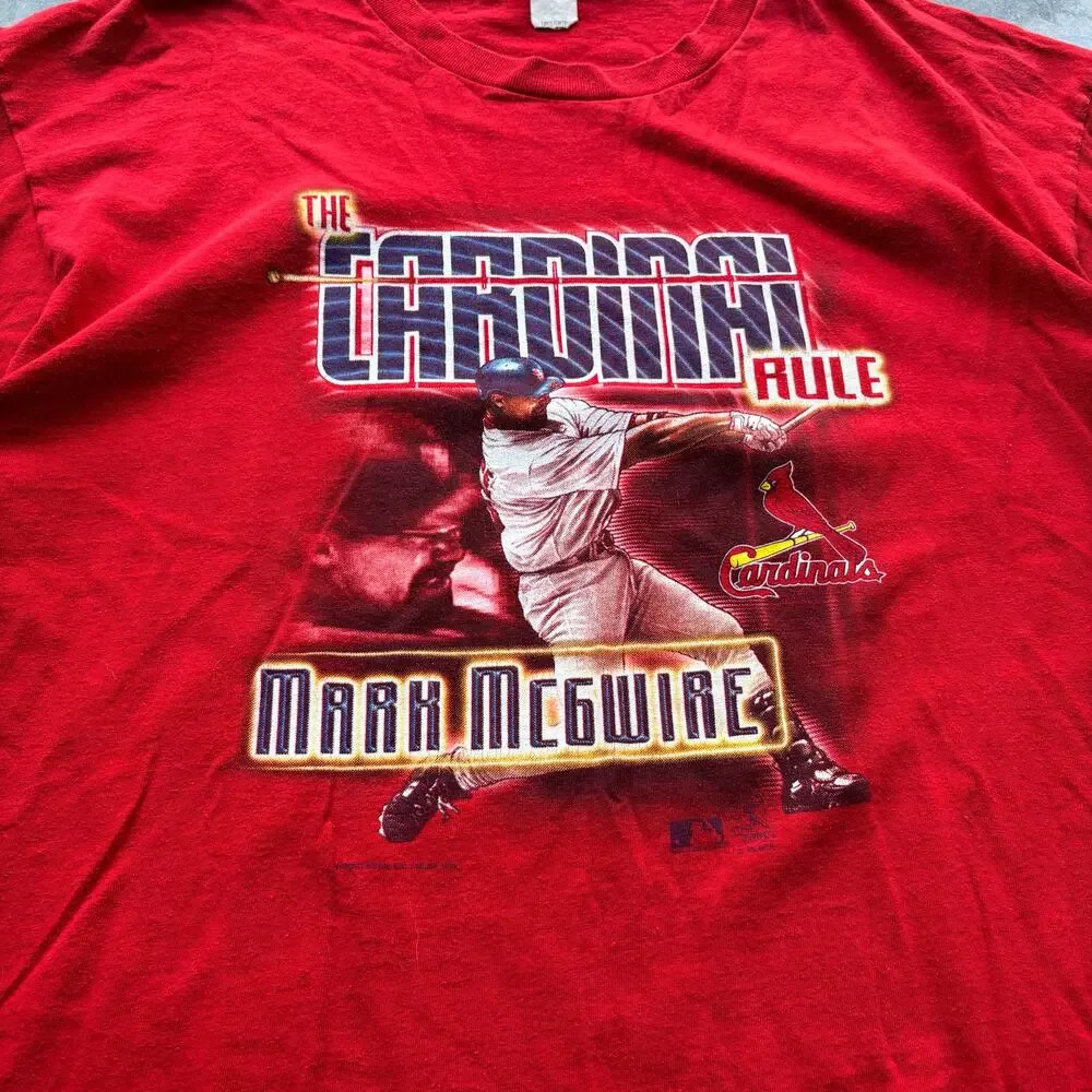 Vintage St Louis Cardinals‎ Mark Mcgwire T-shirt